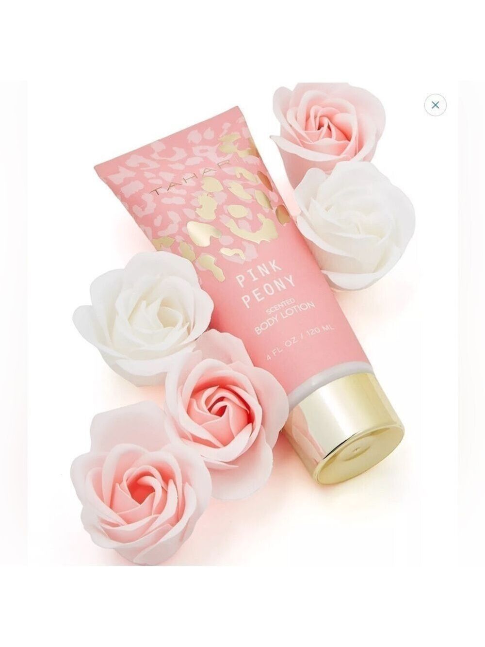 Tahari Body Care Set Body Lotion & soap bath petals Pink Peony - Picture 2 of 6